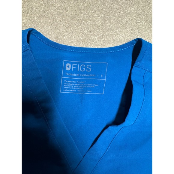 FIGS Royal Blue Scrubs Set Top S & Pants Women's Size M $120 - Picture 12 of 12